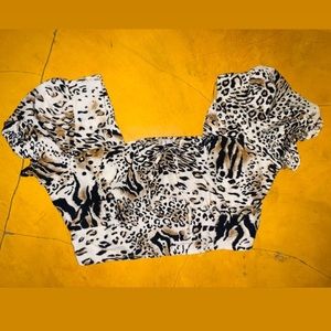 Leopard Crop Top